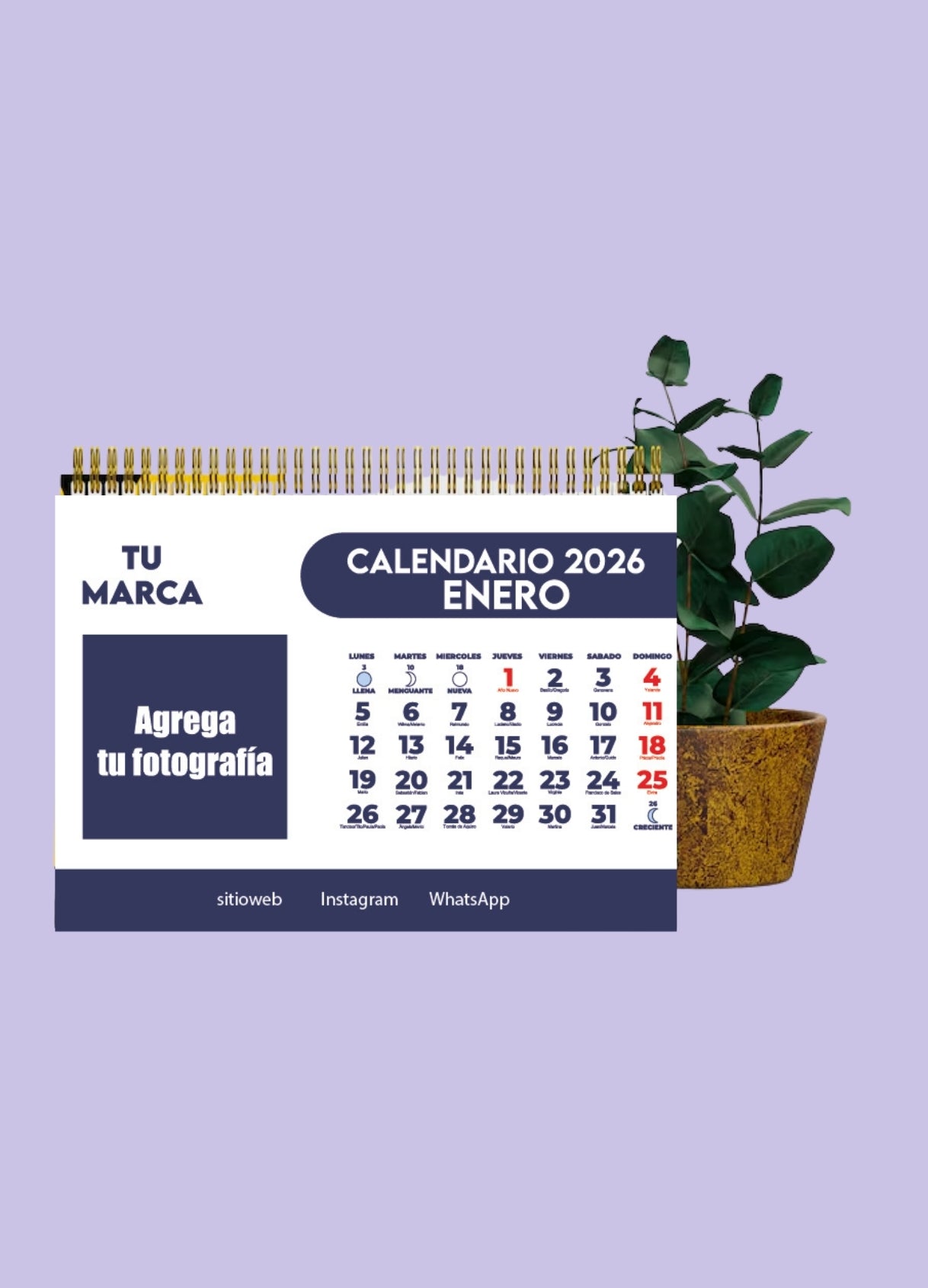Calendario escritorio